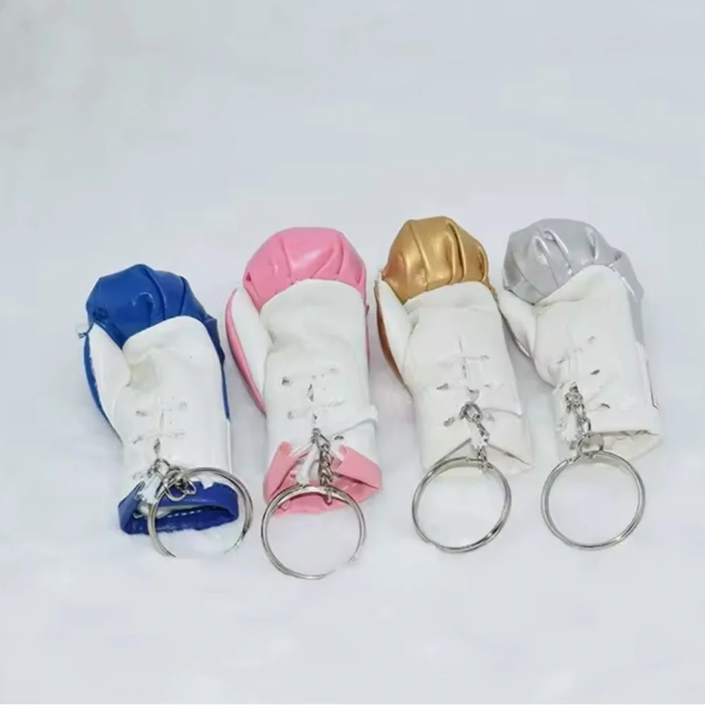Pink Everlast Boxing Glove Keychain/ Handbag Charm Miniature Vegan Leather